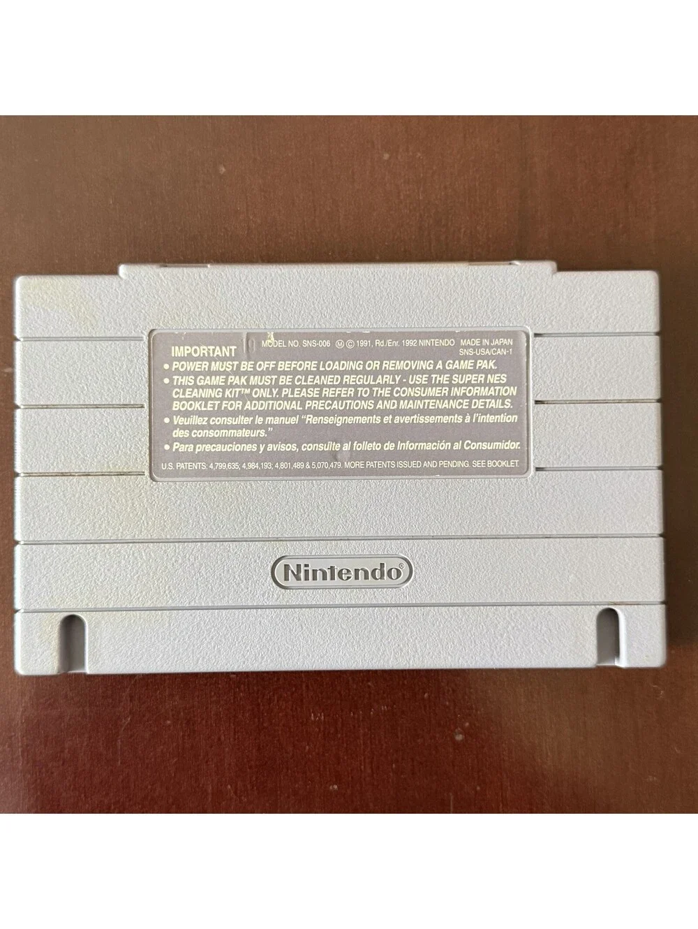 Street Fighter II SNES Tested Clean & Working Authentic SNES Cartridge Capcom